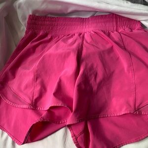Lululemon high rise sonic pink Hotty hots